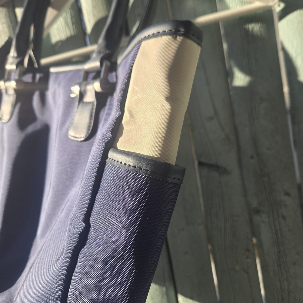 Puma Women's Navy and Beige Tote Bag - Picture 3 of 6